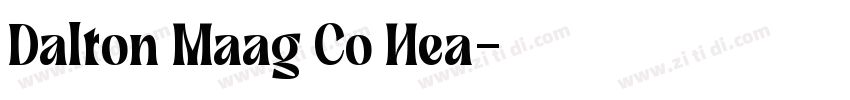 Dalton Maag Co Hea字体转换